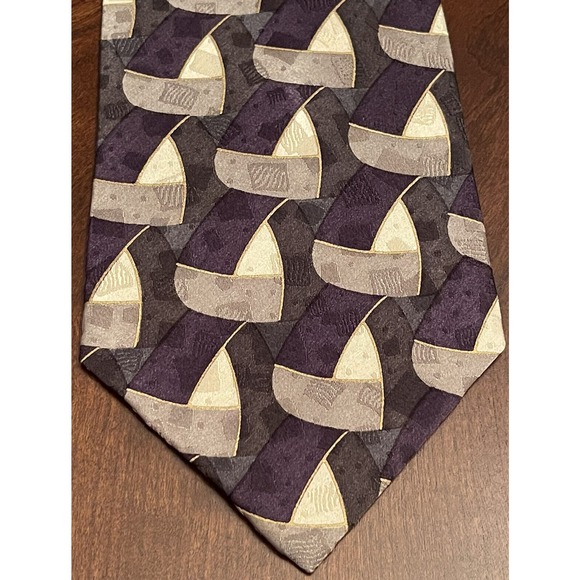 Cellini Uomo 100% Silk Men’s Neck Tie Made In Usa - Picture 1 of 9